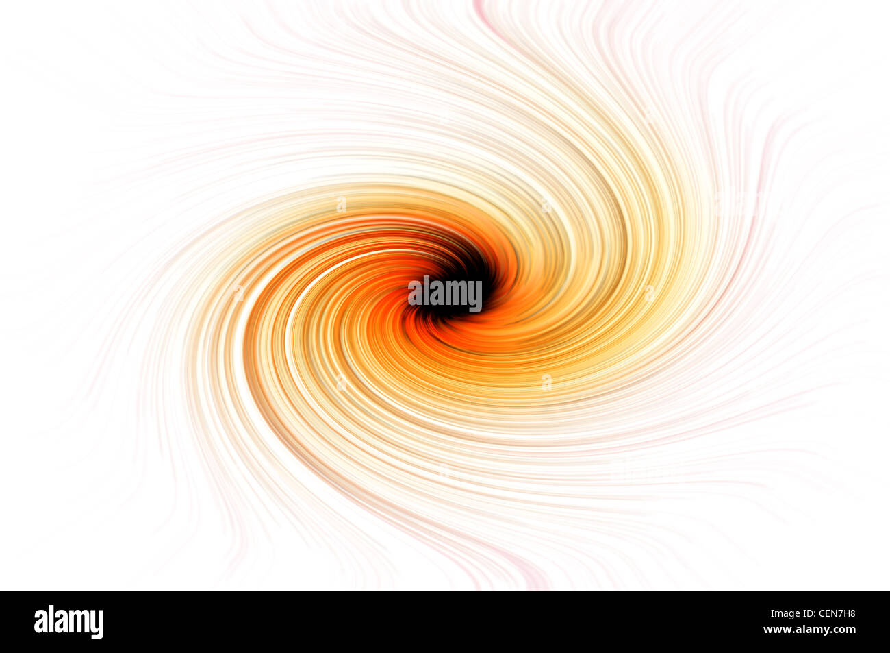 Abstract swirl doré. Banque D'Images