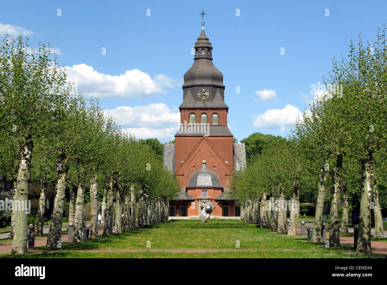 Église protestante Johannesstift de Spandau à Berlin. Banque D'Images