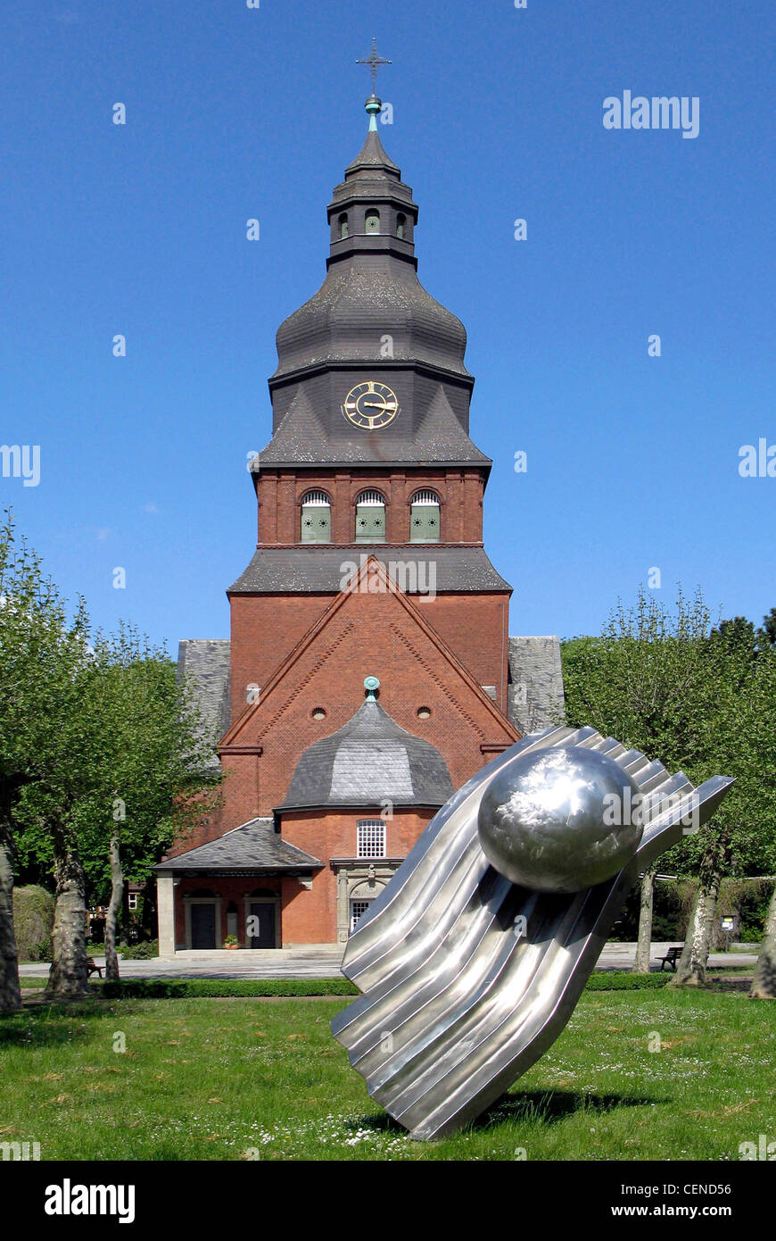 Église protestante Johannesstift de Spandau à Berlin. Banque D'Images