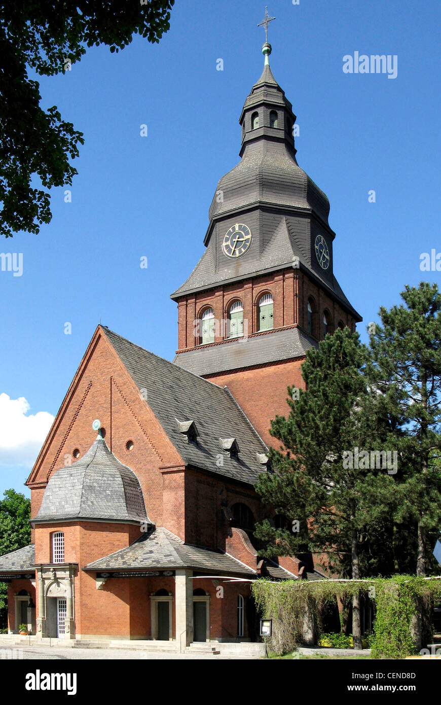 Église protestante Johannesstift de Spandau à Berlin. Banque D'Images