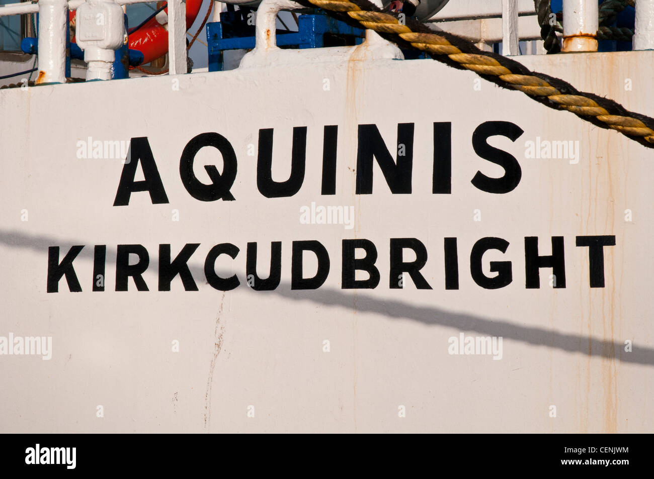 Nom bateau chalutier de pêche Banque D'Images