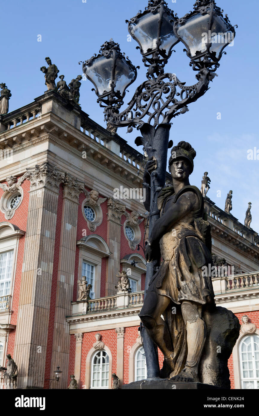 L'Université de Potsdam au nouveau Palais château, Brandenburg Allemagne Banque D'Images