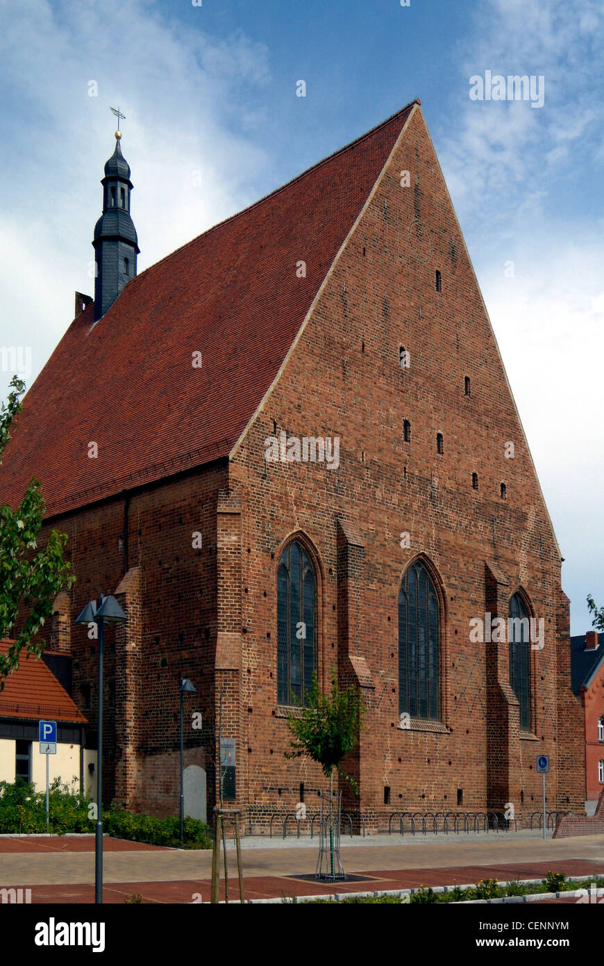 Ancien monastère de la ville de Brandebourg de Jueterbog. Banque D'Images