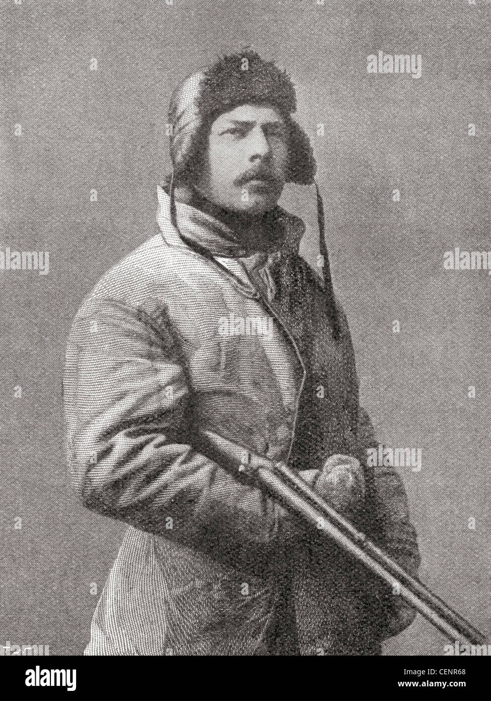 Carsten Egeberg Borchgrevink, 1864 - 1934. Anglo-Norwegian et pionnier de l'explorateur polaire antarctique moderne billet. Banque D'Images