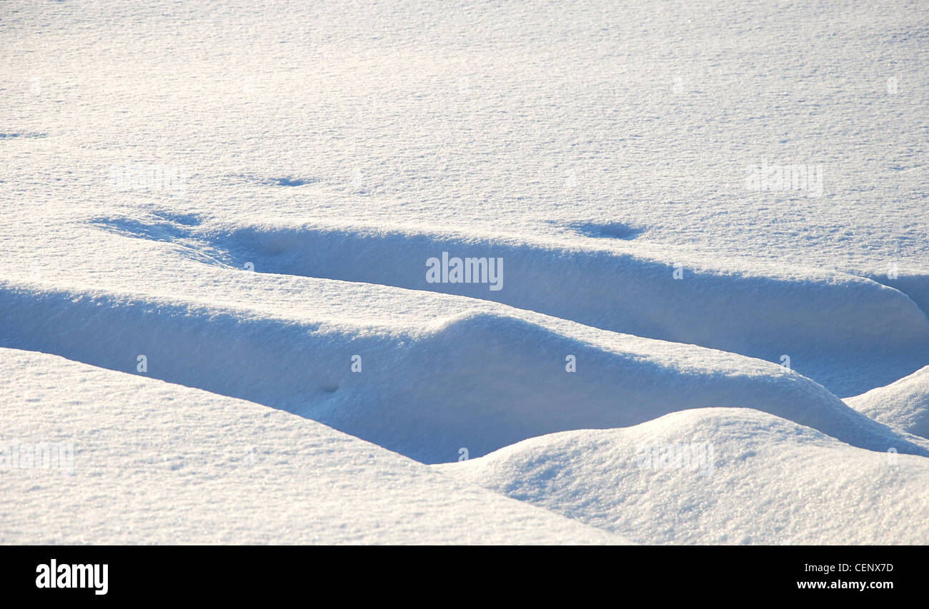 Bosses de la neige. Banque D'Images
