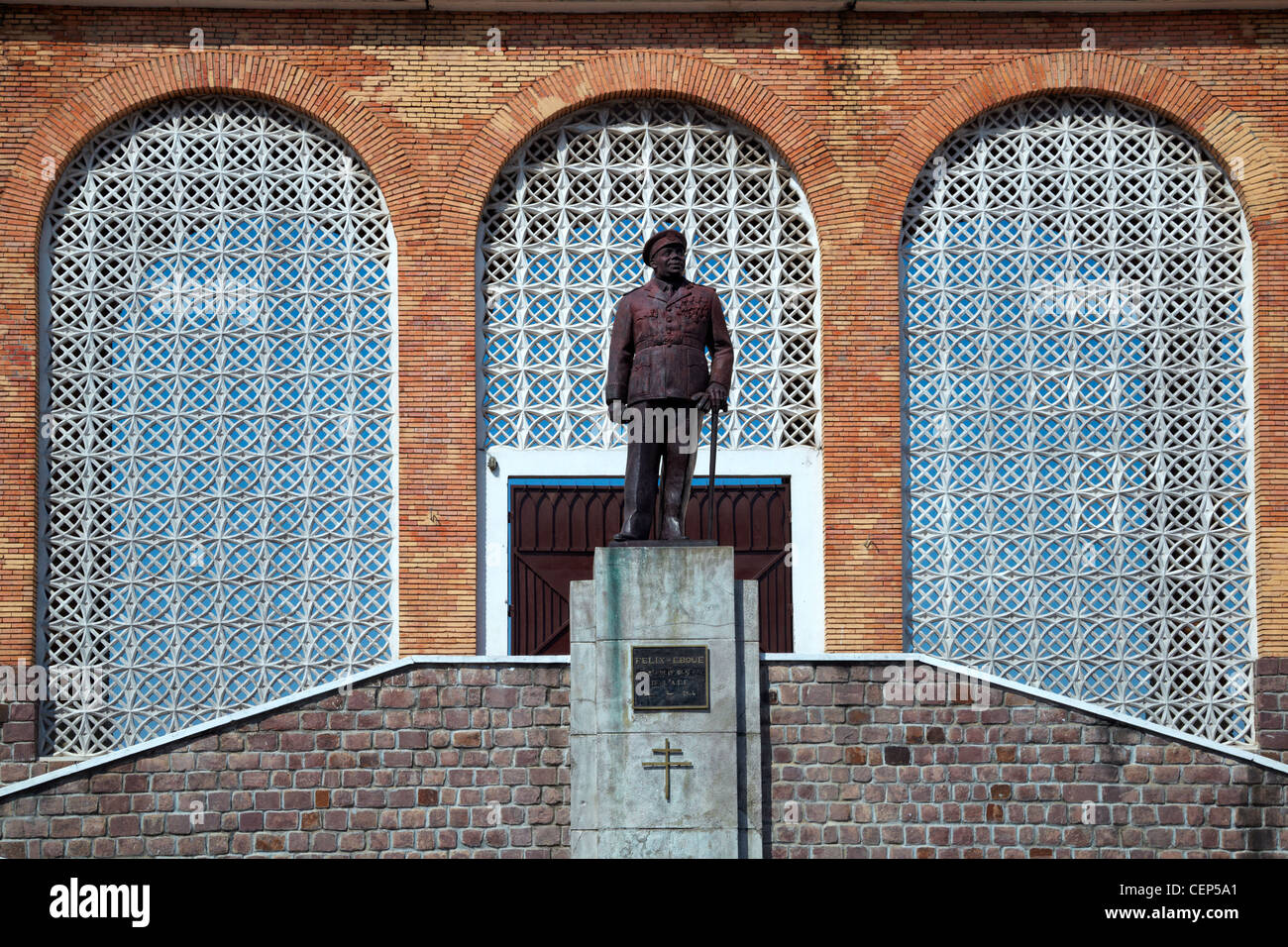 Félix Eboué Monument, Brazzaville, République du Congo, Afrique Banque D'Images