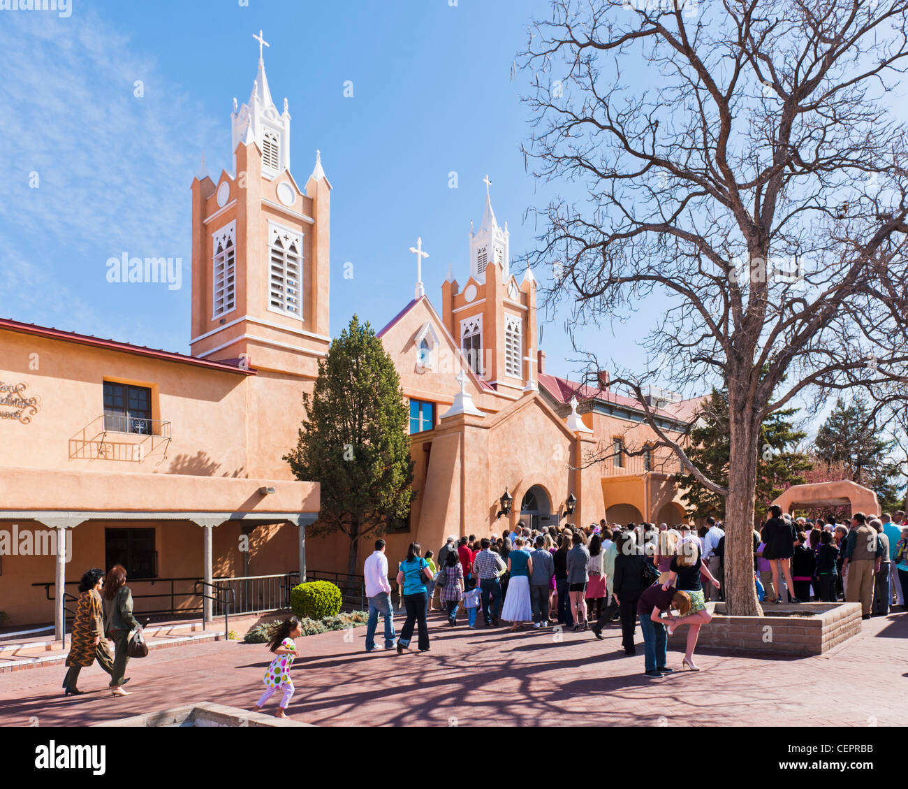 Paroisse San Felipe de Neri, Albuquerque Banque D'Images
