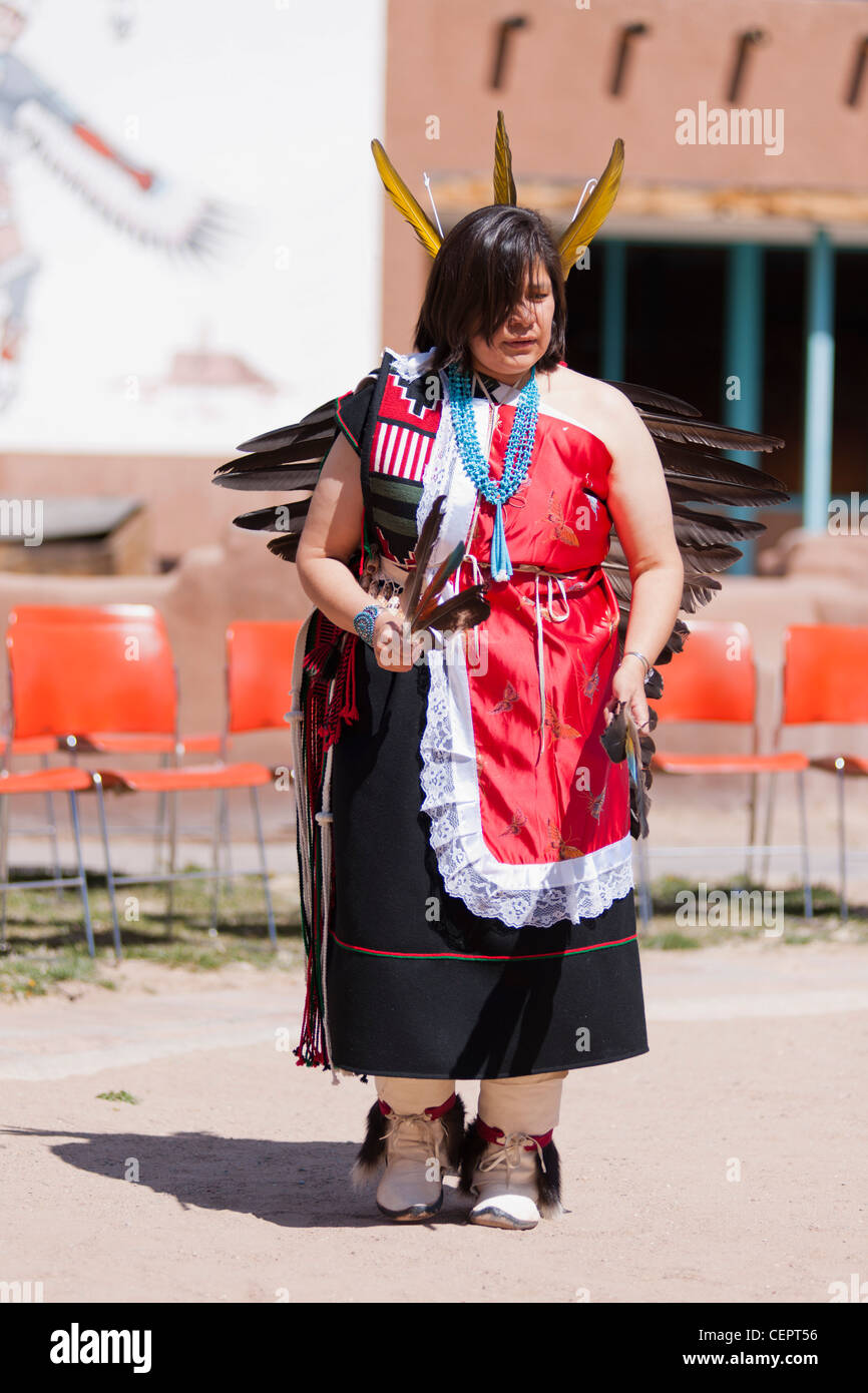 La danse indienne Pueblo Albuquerque Banque D'Images