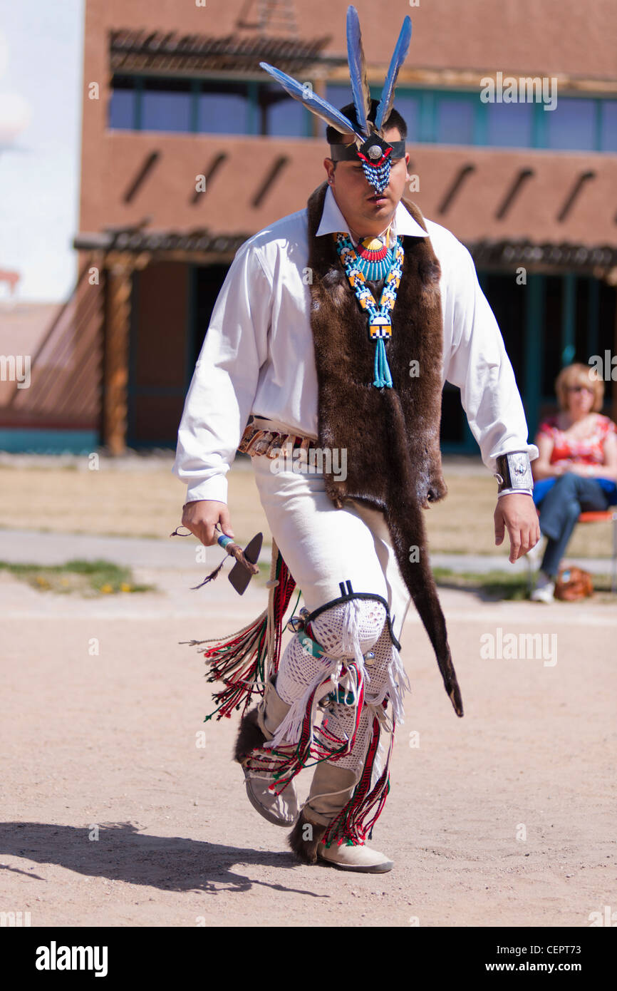 La danse indienne Pueblo Albuquerque Banque D'Images