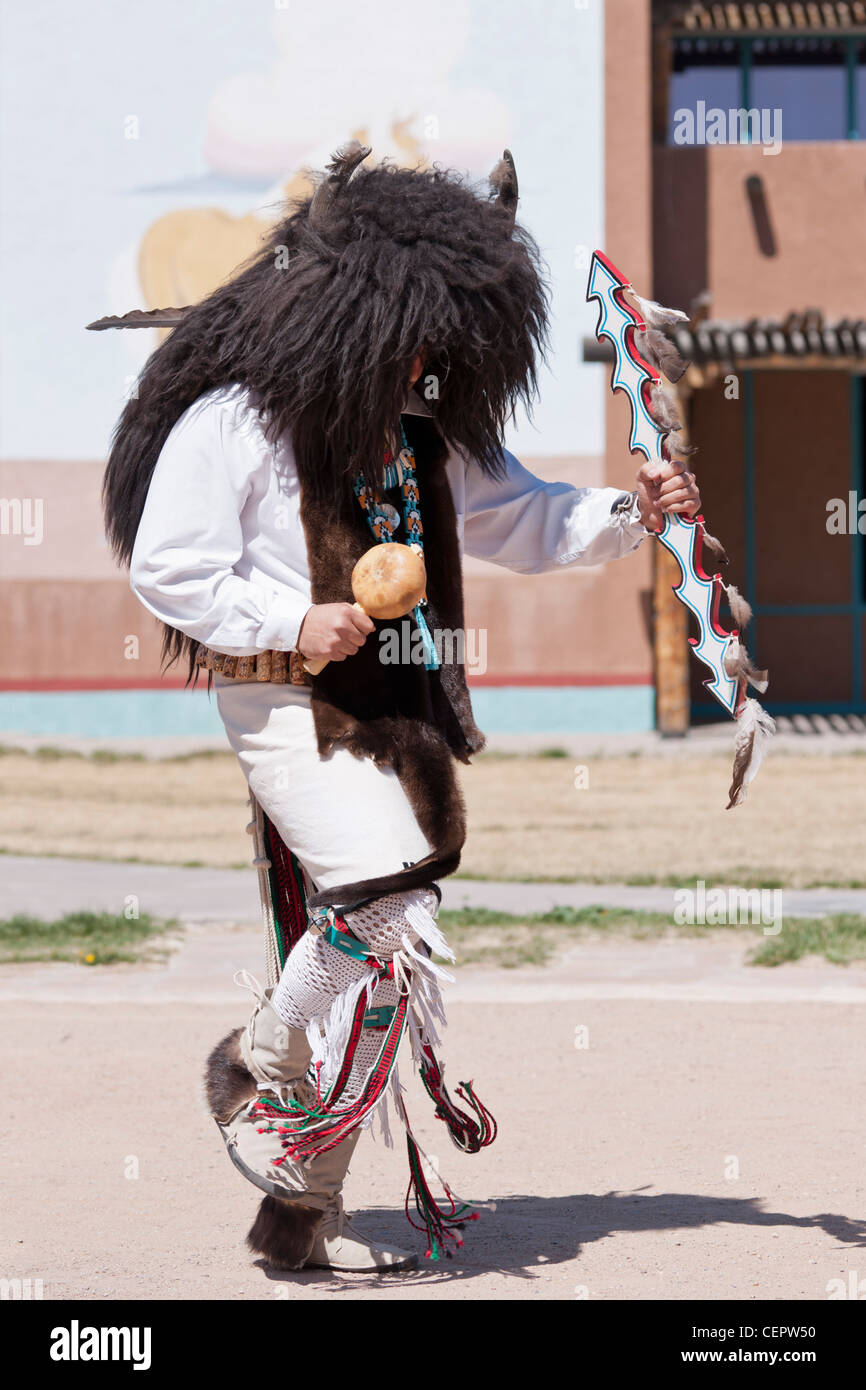 La danse indienne Pueblo Albuquerque Banque D'Images