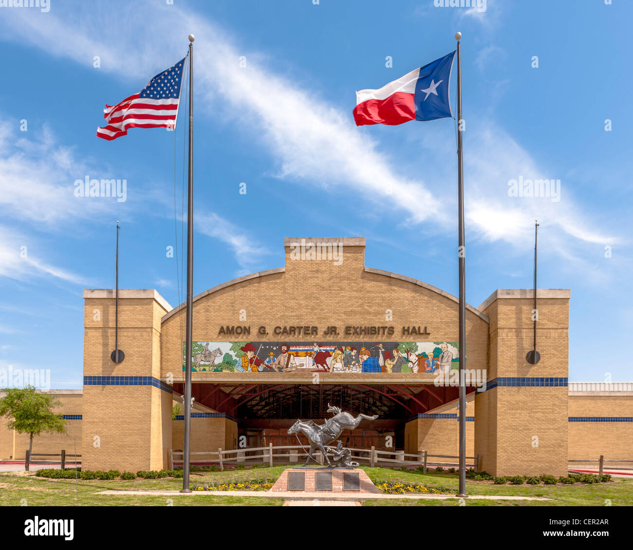 Amon Carter G Jr Salle d'exposition, Fort Worth Banque D'Images