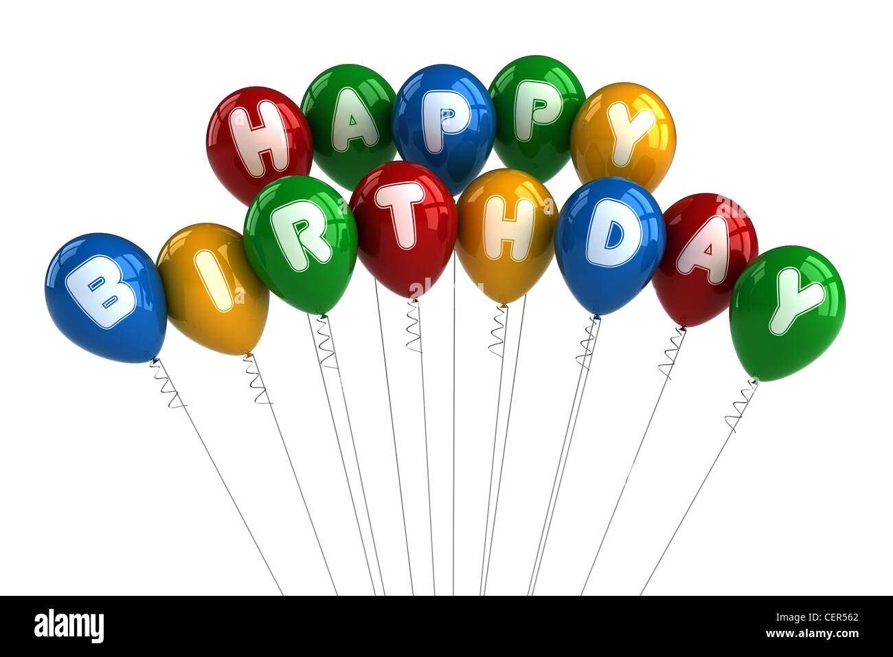 Ballons de joyeux anniversaire Banque de photographies et d'images à haute  résolution - Alamy