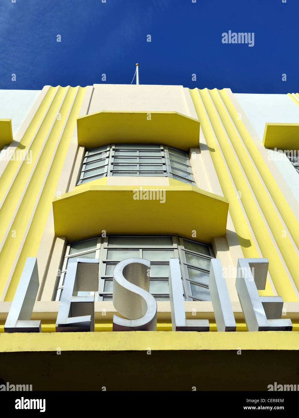 Le Leslie Hotel, Miami, Floride, USA Banque D'Images