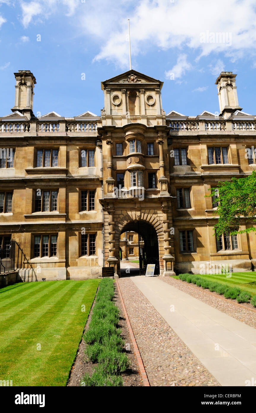 Clare College, fondé en 1326, l'un des collèges de l'Université de Cambridge. Banque D'Images