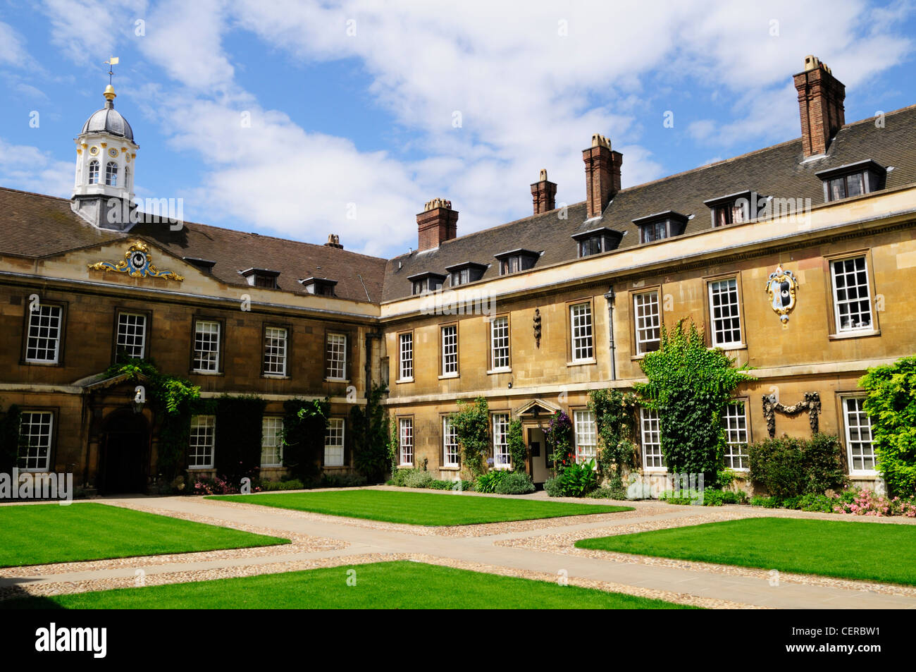 Trinity Hall, fondée en 1350, la cinquième plus ancienne college de l'Université de Cambridge. Banque D'Images Trinity Hall, fondée en 1350, la cinquième plus ancienne college de l'Université de Cambridge. Banque D'Images