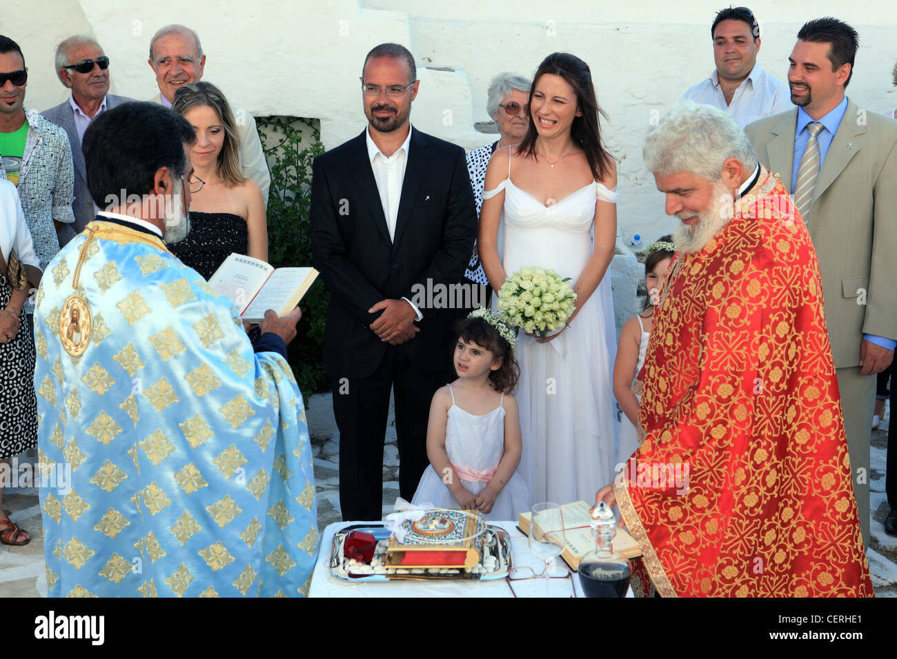 Grece Un Mariage Orthodoxe Grecque Photo Stock Alamy