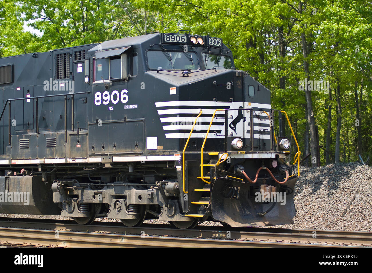 La Norfolk Southern nombre de locomotives diesel 8906 Banque D'Images