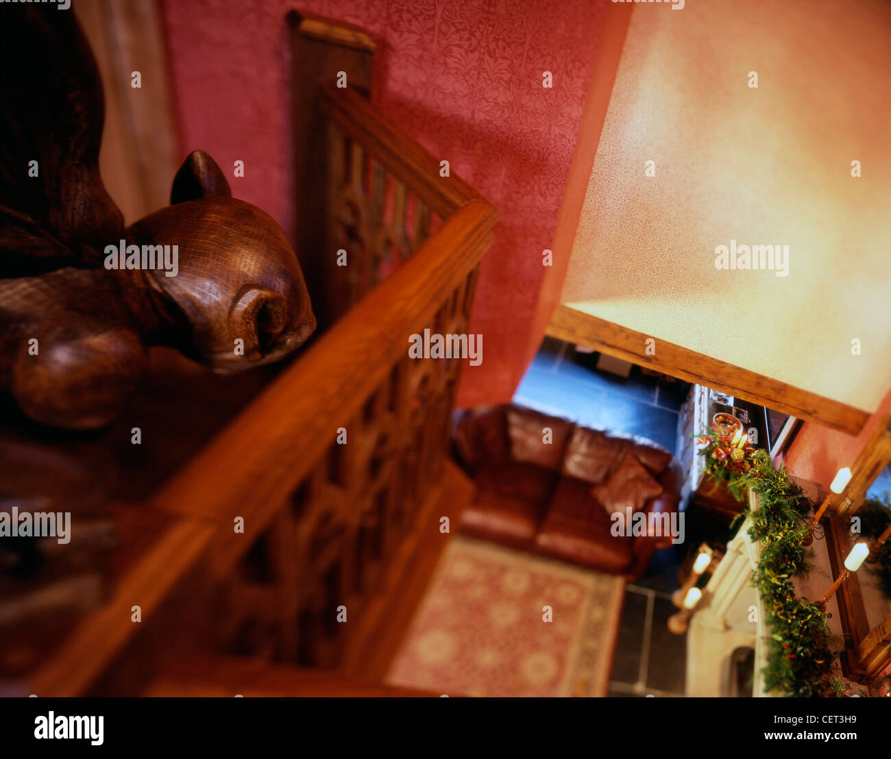 La maison gothique à Monmouth, UK, administré par Jo et Shaun Bennett a été inspiré par leur amour de toutes choses la médiévale cinq Banque D'Images