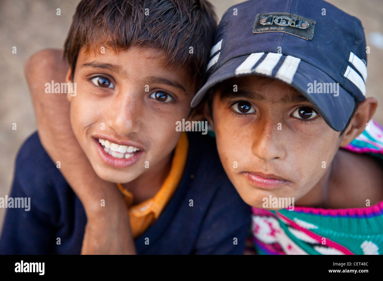 Les garçons locale à Islamabad, Pakistan Banque D'Images