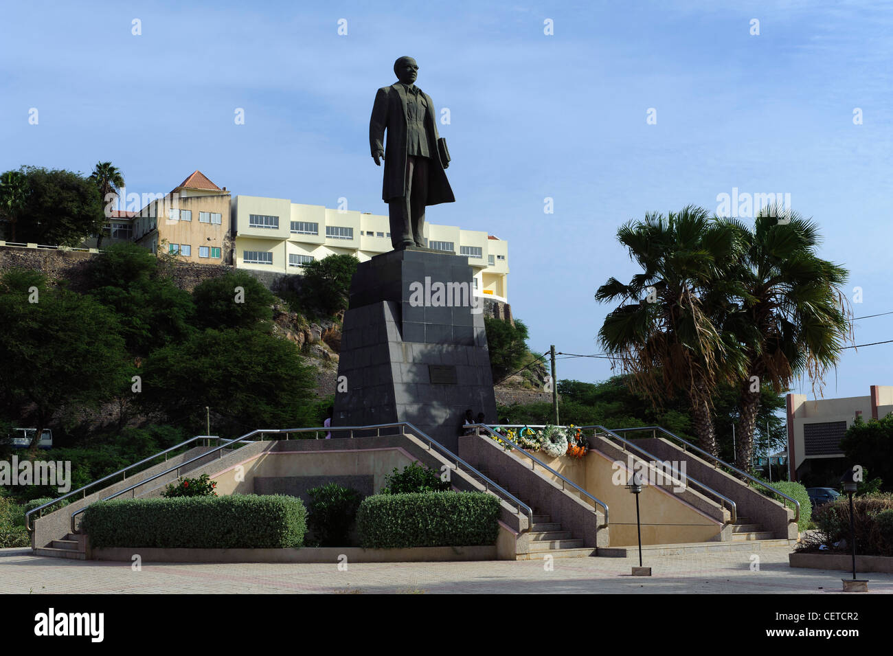 Monument d'Amilcar Cabral, Praia, Santiago, Cap Vert, Afrique du Sud Banque D'Images