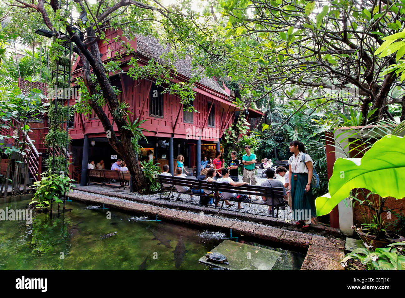Jim Thompson Thai House Museum, Bangkok, Thaïlande Banque D'Images