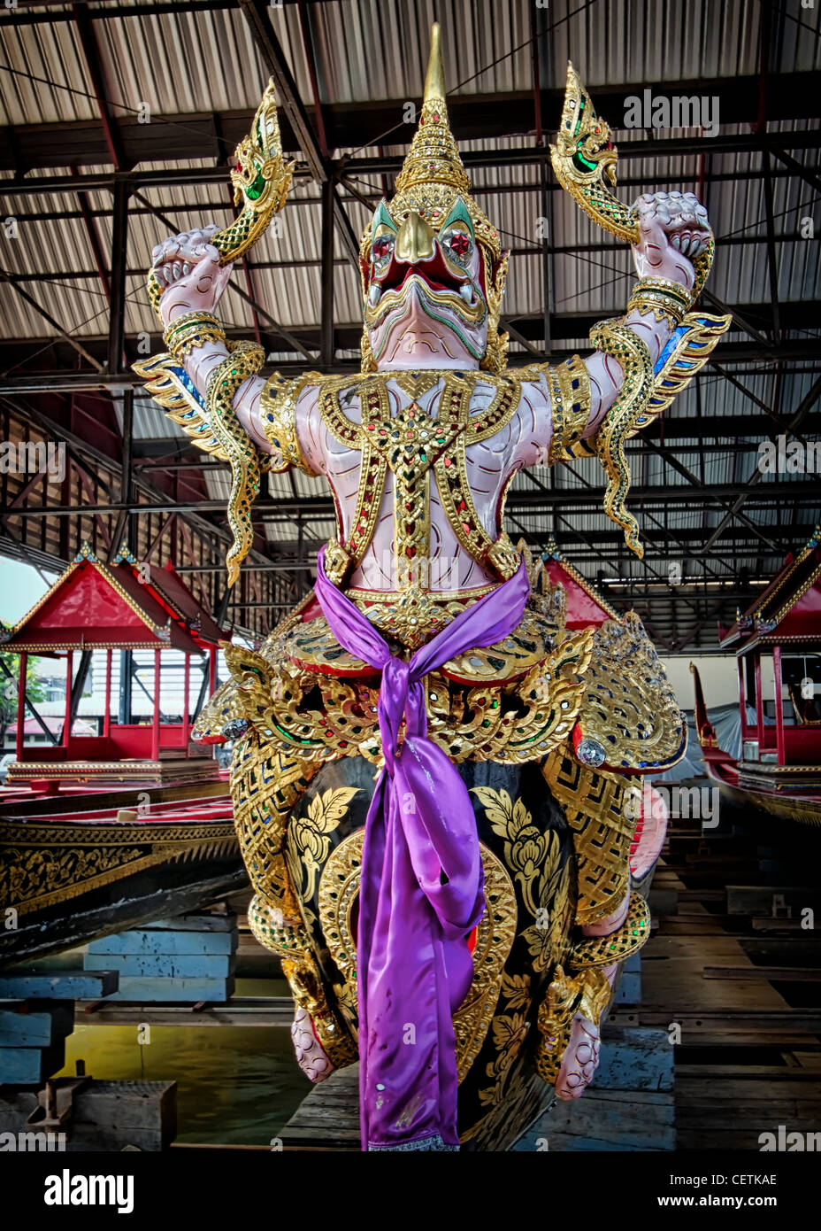 Le King's Royal Barges, Bangkok, Thaïlande Banque D'Images