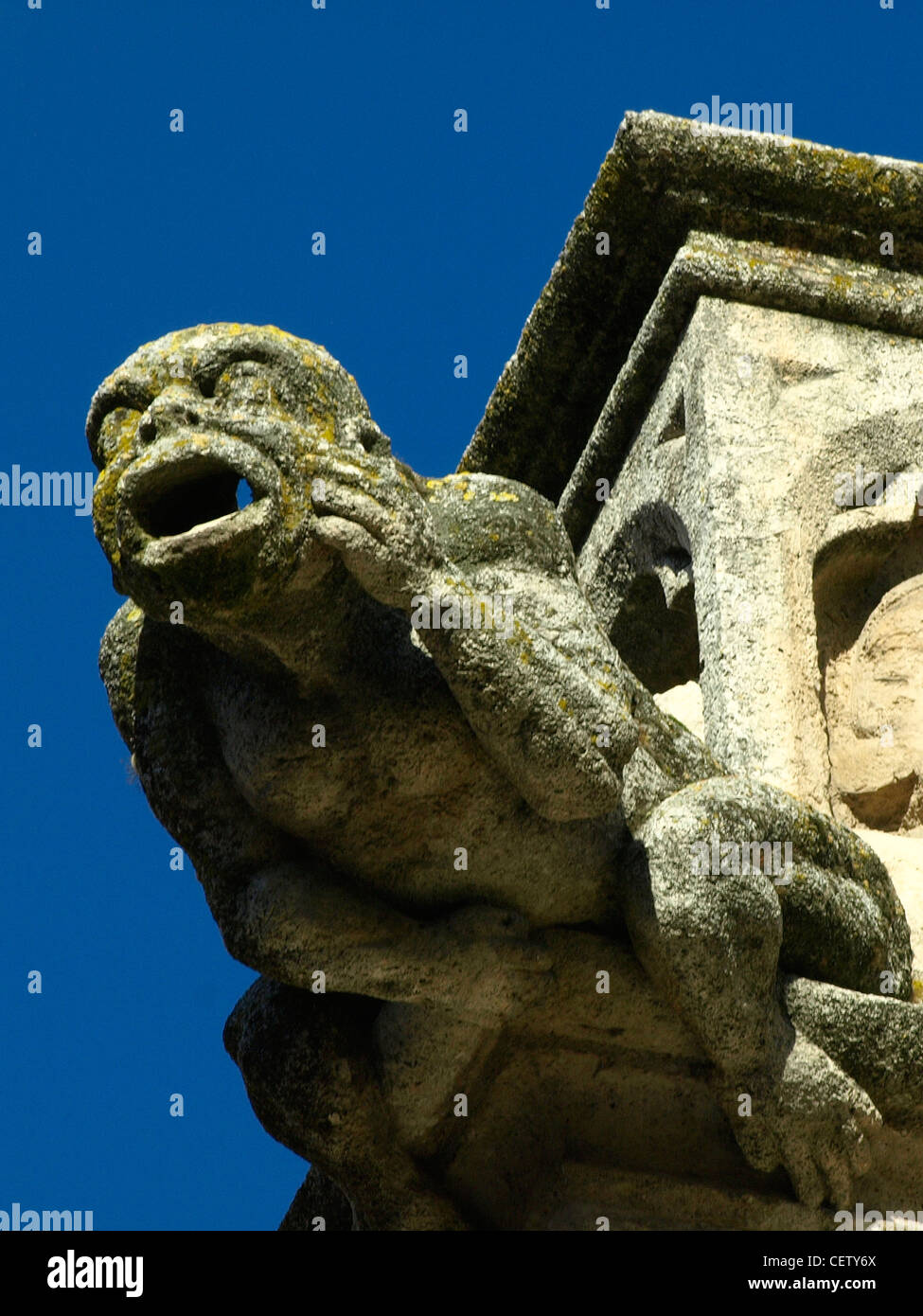 Gargouille de la cathédrale de Burgos Banque D'Images