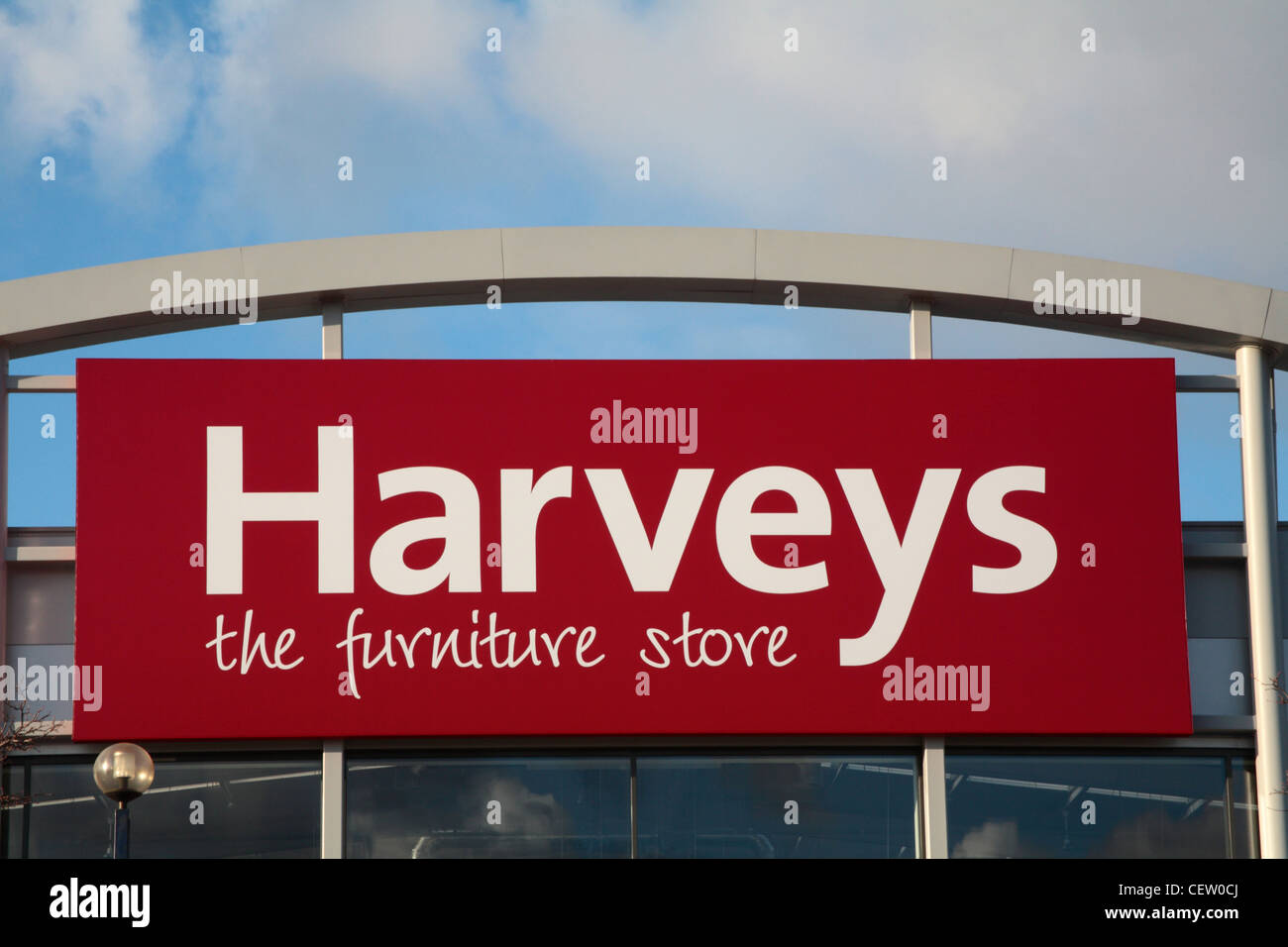 Harveys, le magasin de meubles Banque D'Images