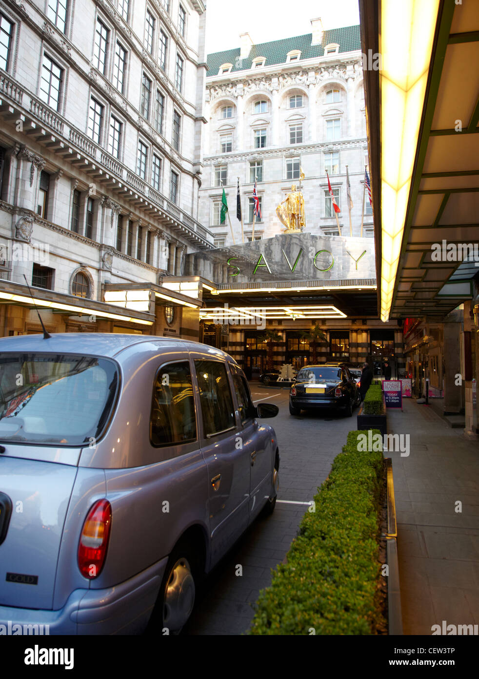 Savoy Hôtel The Strand London UK Banque D'Images