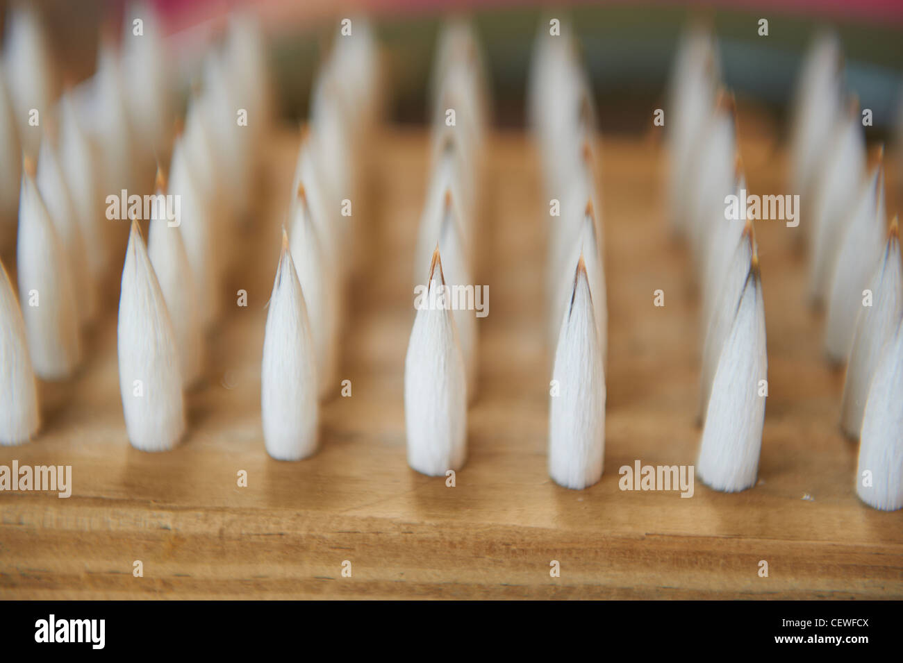 Conseils calligraphie faite à la main à vendre à un magasin de calligraphie sur l'Sanshia Old Street. Banque D'Images