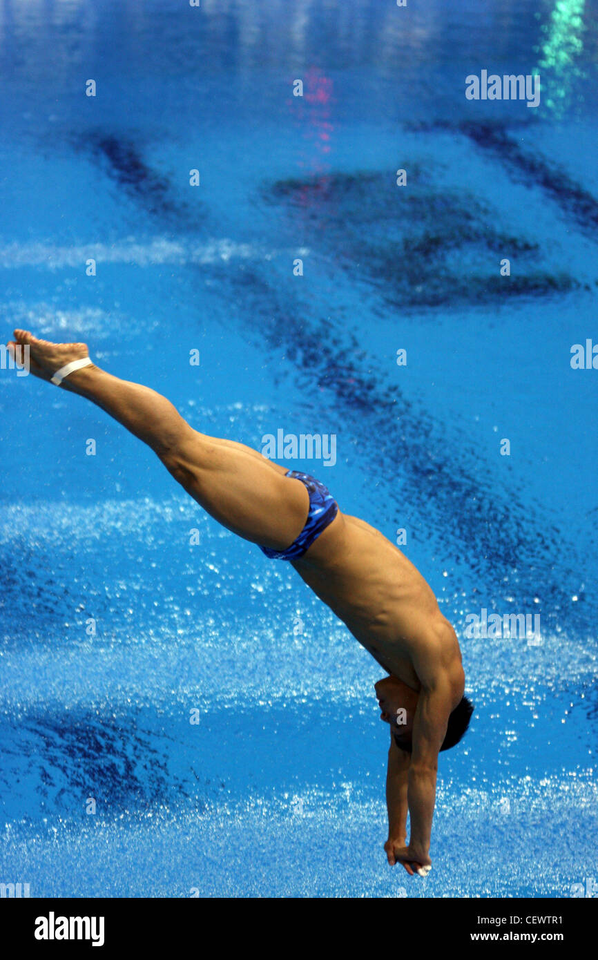 Il Chong (CHN) dans l'individu Tremplin 3m à la 18e Coupe du monde FINA 2012 Plongée de Visa à l'aquatics centre Banque D'Images