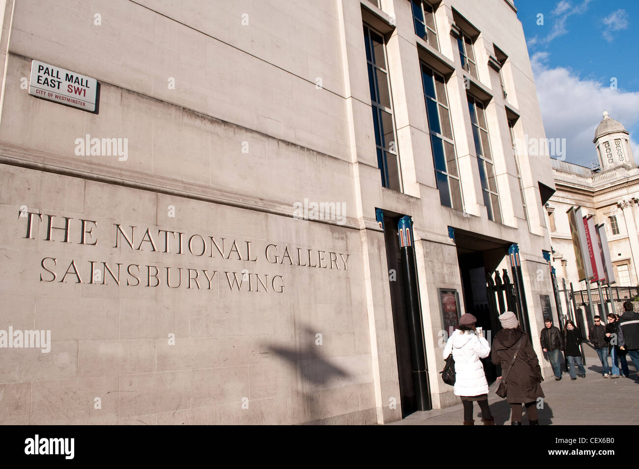 National Gallery, Sainsbury Wing, London, UK Banque D'Images