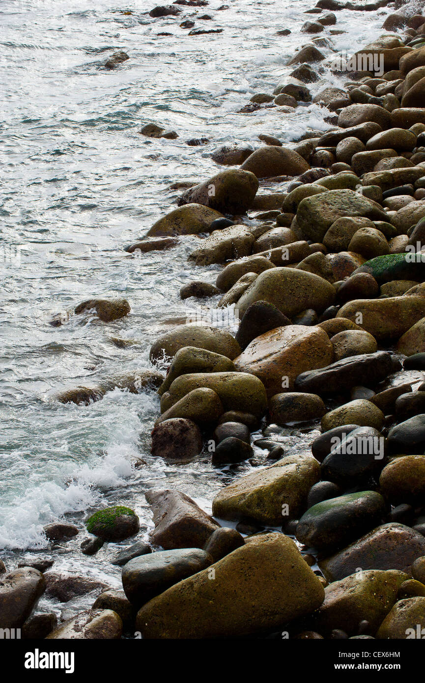 Mer et rochers Banque D'Images