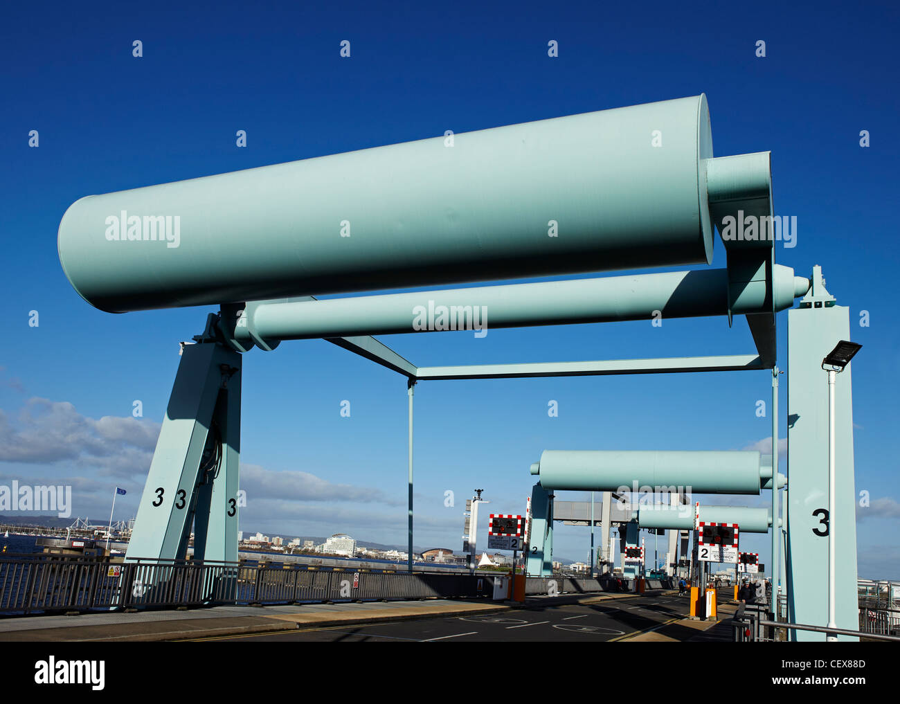 Barrage de Cardiff, Cardiff, Pays de Galles, Royaume-Uni Banque D'Images