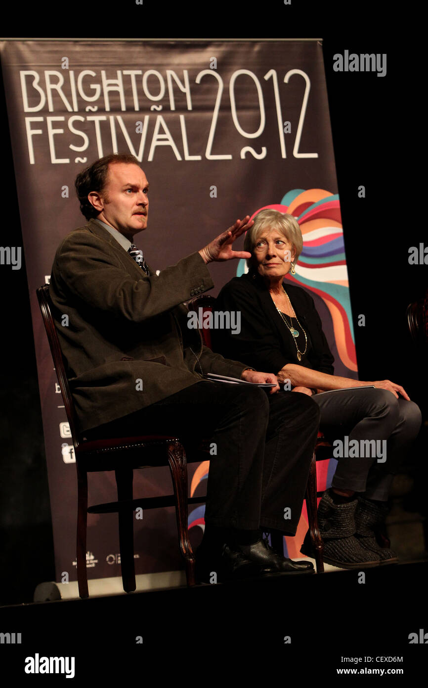 Vanessa Redgrave photo de la presse Lancement du Brighton Festival 2012 au Théâtre royal de Brighton, East Sussex, UK. Banque D'Images