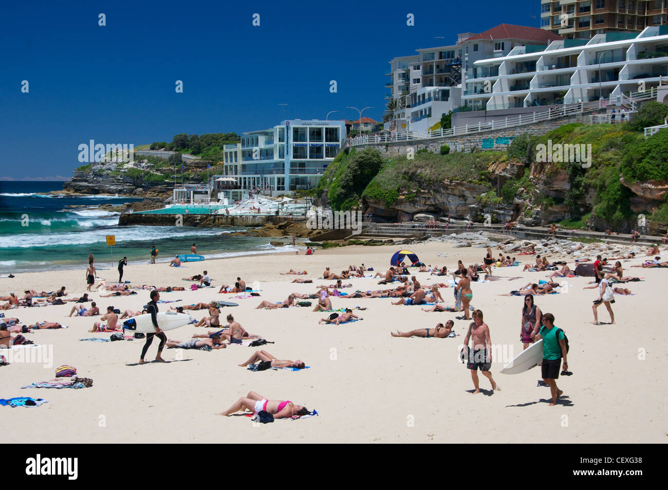 Bondi Beach Sydney Australie Banque D'Images