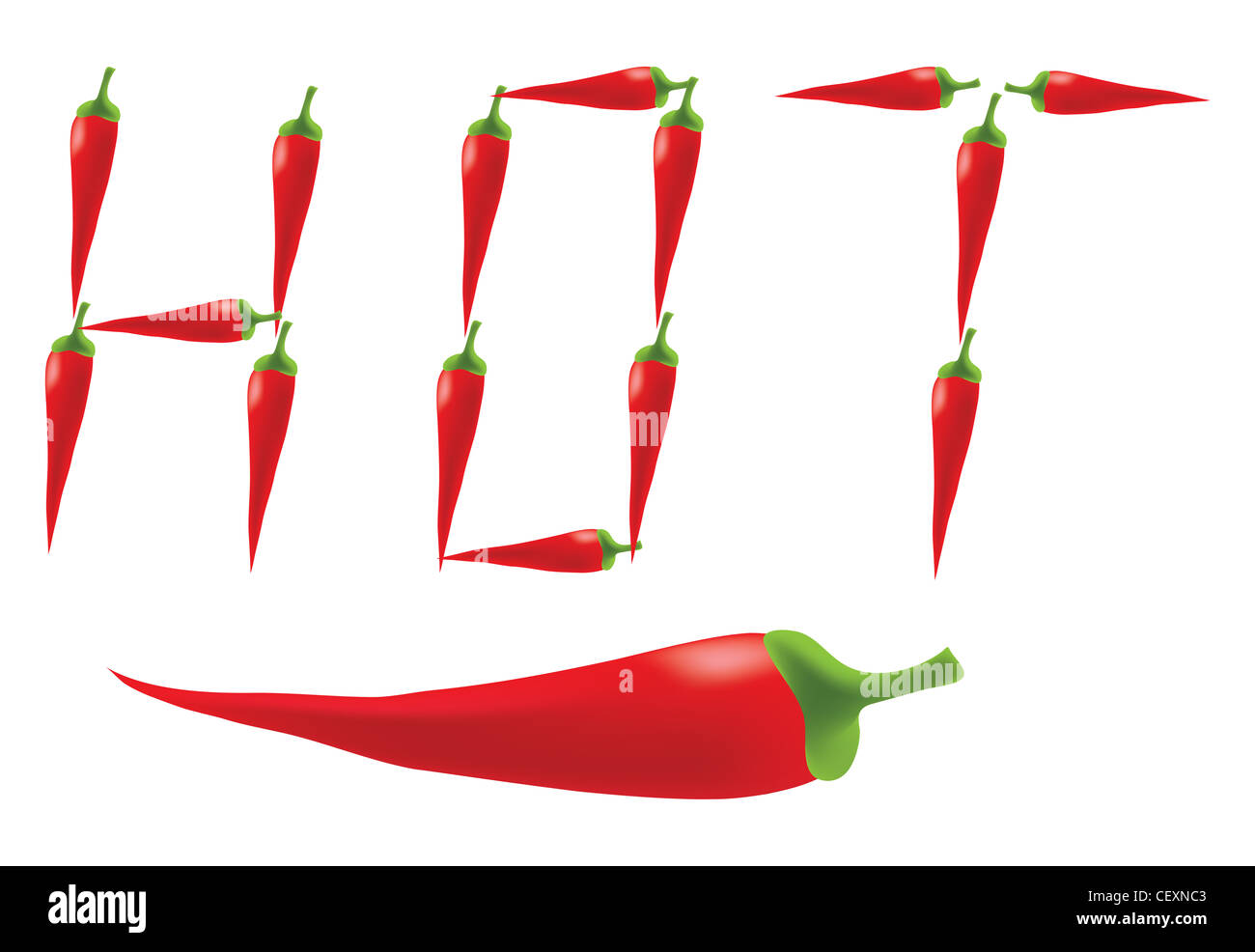 Red Hot Chili Peppers rendant le mot sex illustration Banque D'Images