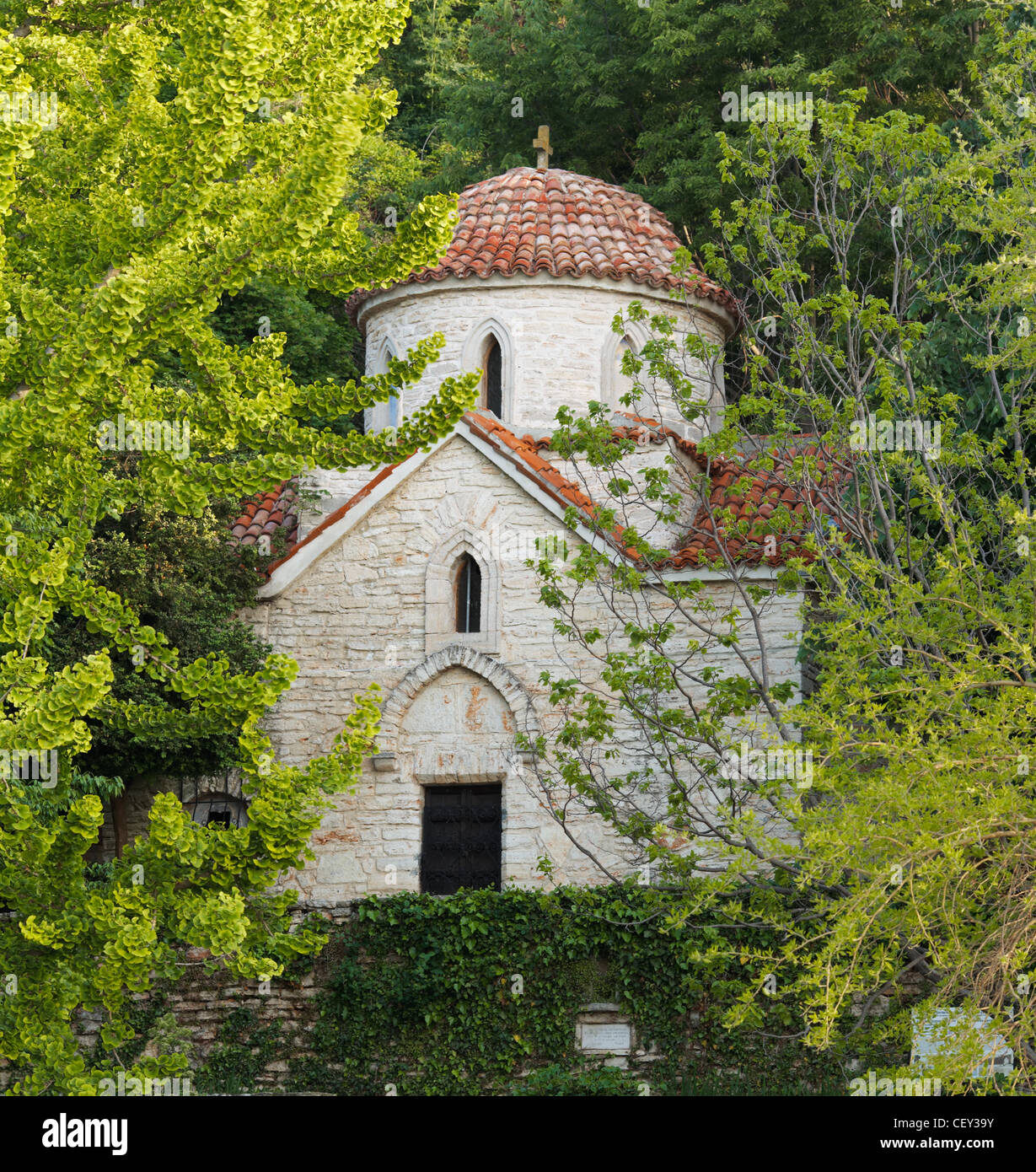 La chapelle dans la cour du palais de Balchik Banque D'Images