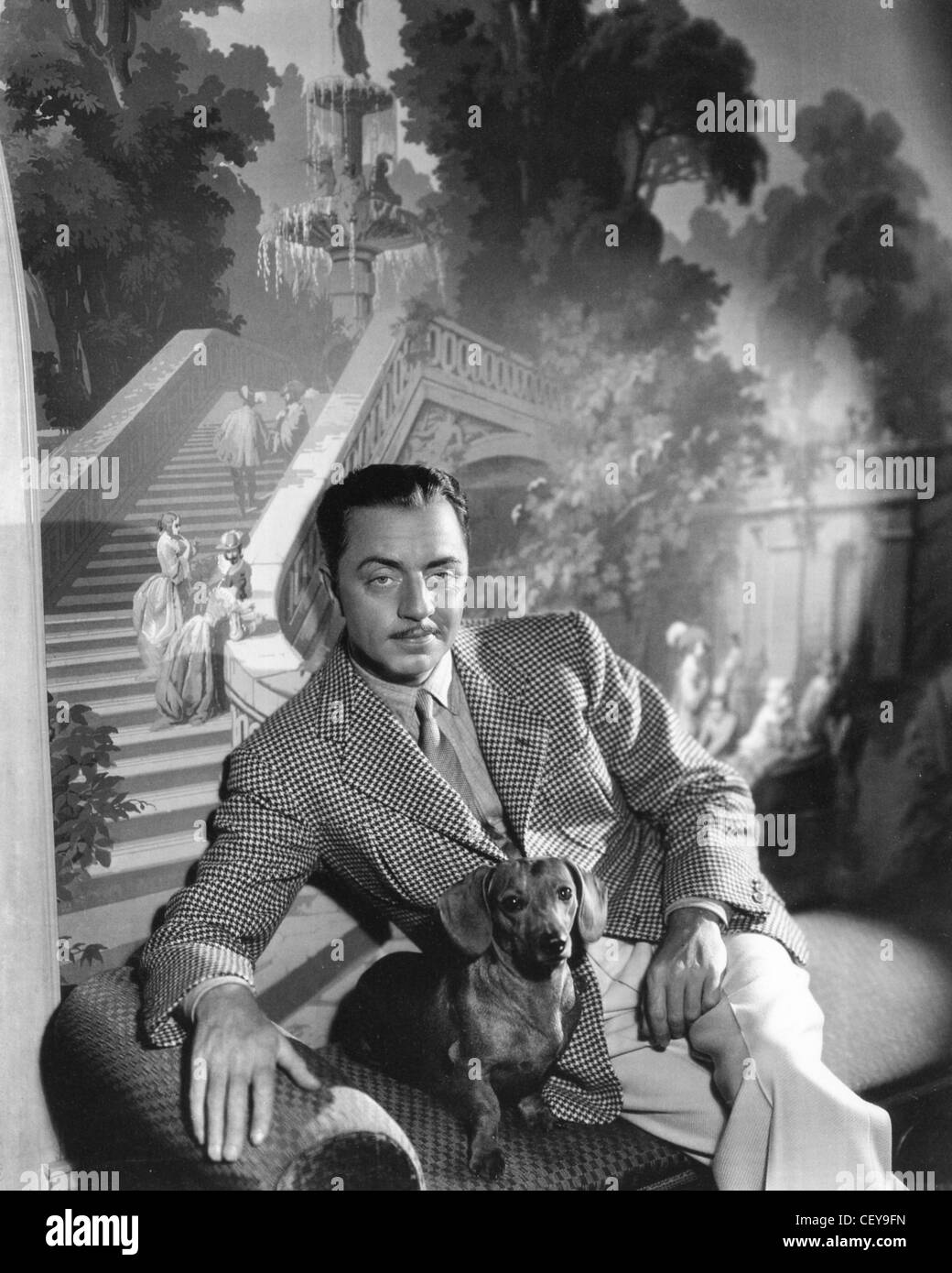 WILLIAM POWELL (1892-1984) acteur de cinéma américain en 1935 Banque D'Images