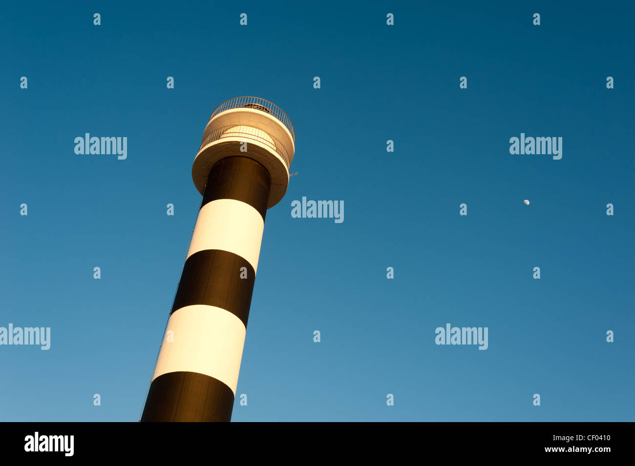Le phare historique à La Manga, Murcia, Espagne Banque D'Images