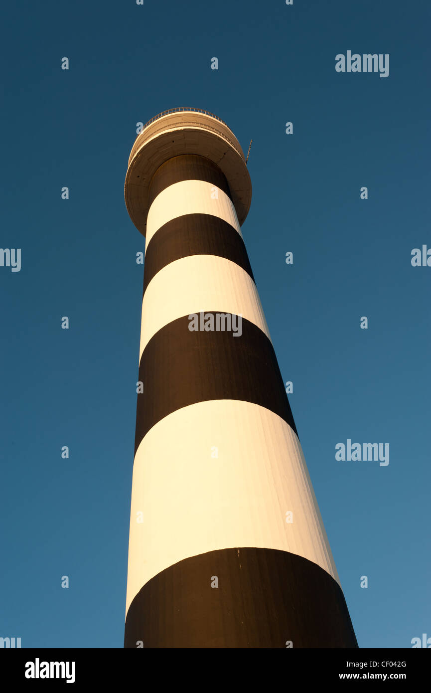 Estacio historique phare, La Manga, Murcia, Espagne Banque D'Images