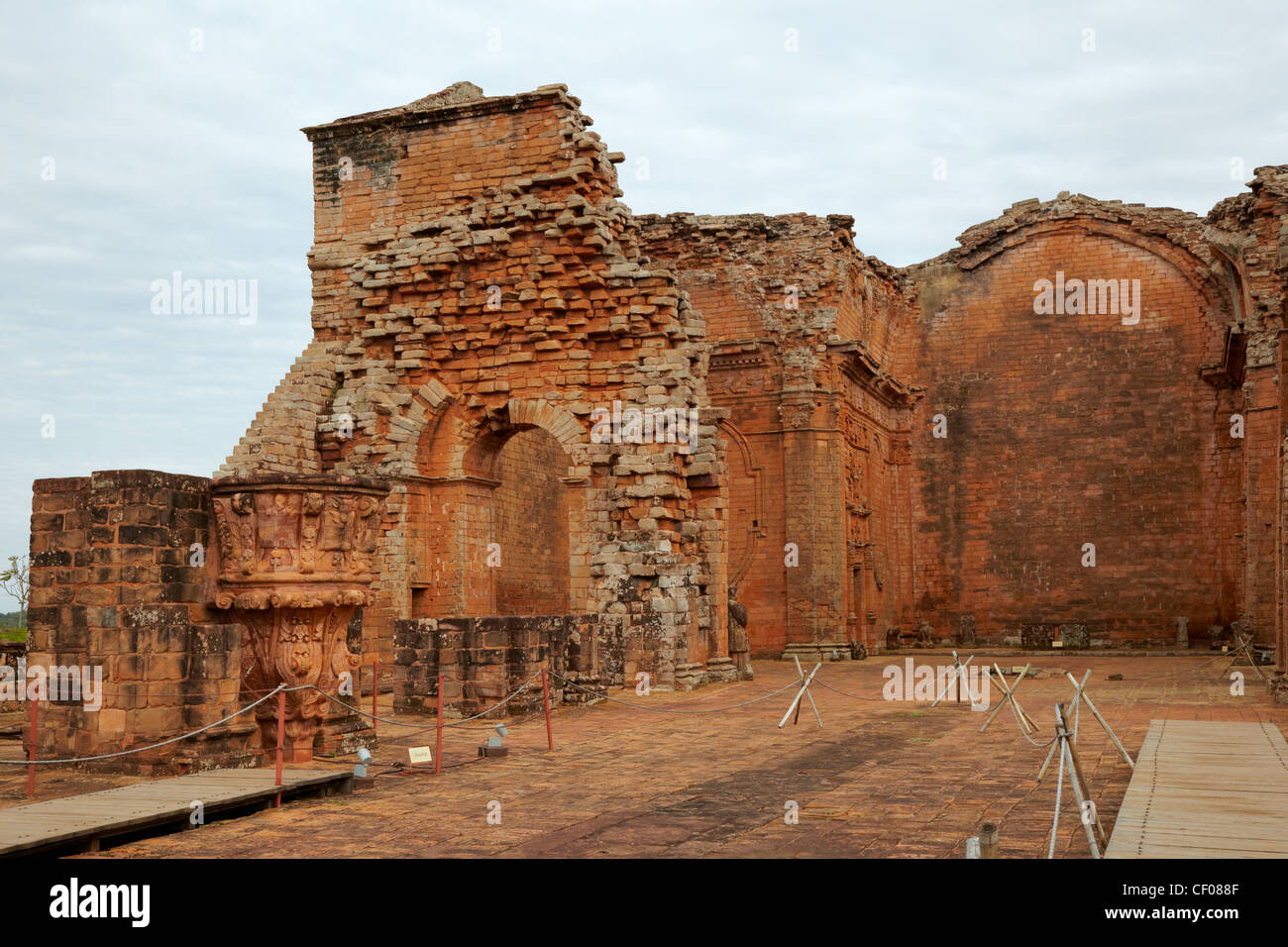 Missions jésuites de la Santisima Trinidad de Parana, Paraguay Banque D'Images