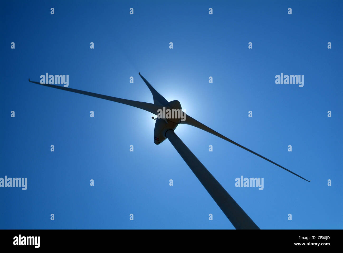 Les éoliennes, les moulins à vent en Algarve Banque D'Images