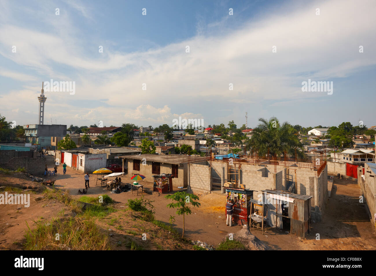 La commune de Limete, Kinshasa, République démocratique du Congo, l'Afrique Banque D'Images
