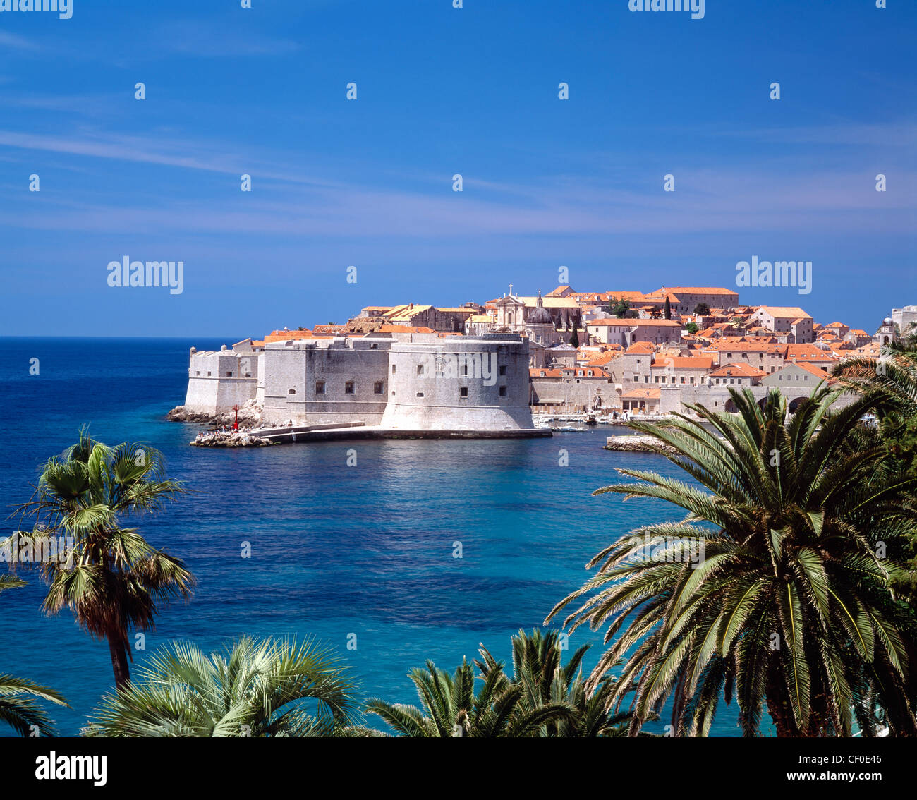 Dubrovnik, Dalmatie du Sud, Croatie. Un site du patrimoine culturel mondial de l'UNESCO. Banque D'Images