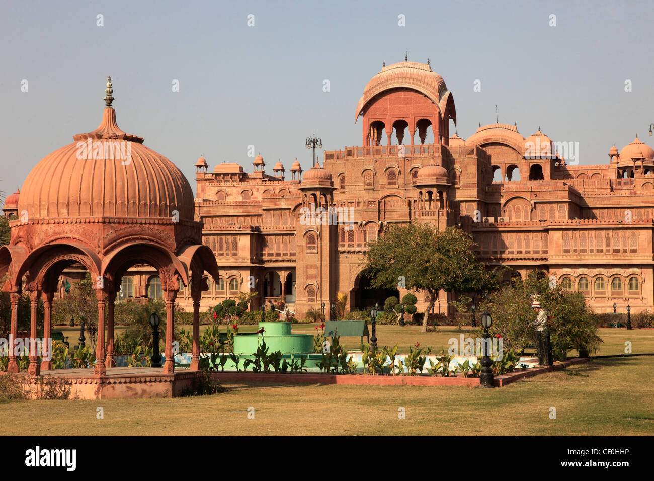 L'Inde, du Rajasthan, Bikaner, Laxmi Niwas Palace, Banque D'Images