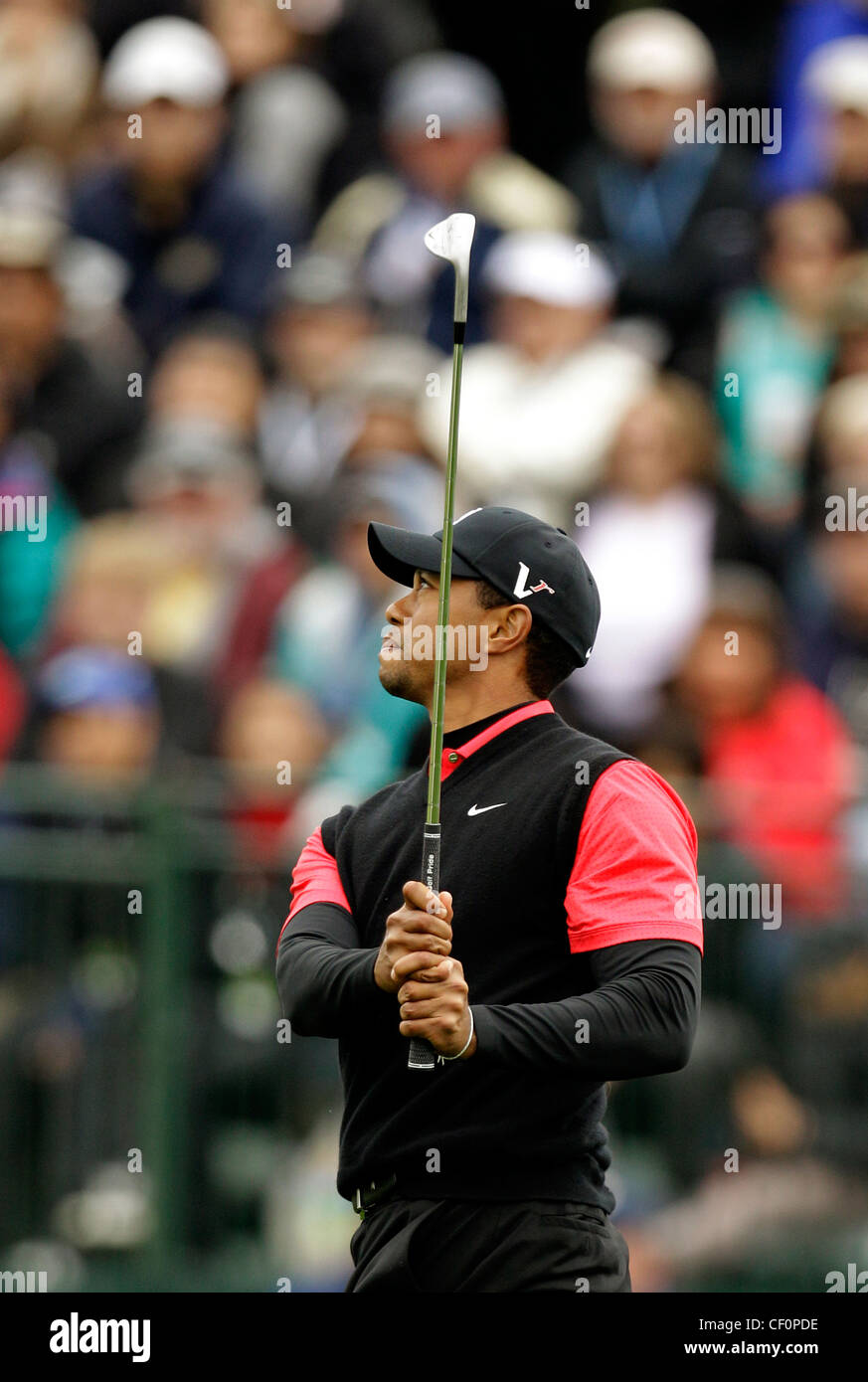 Le golfeur américain Tiger Woods Banque D'Images