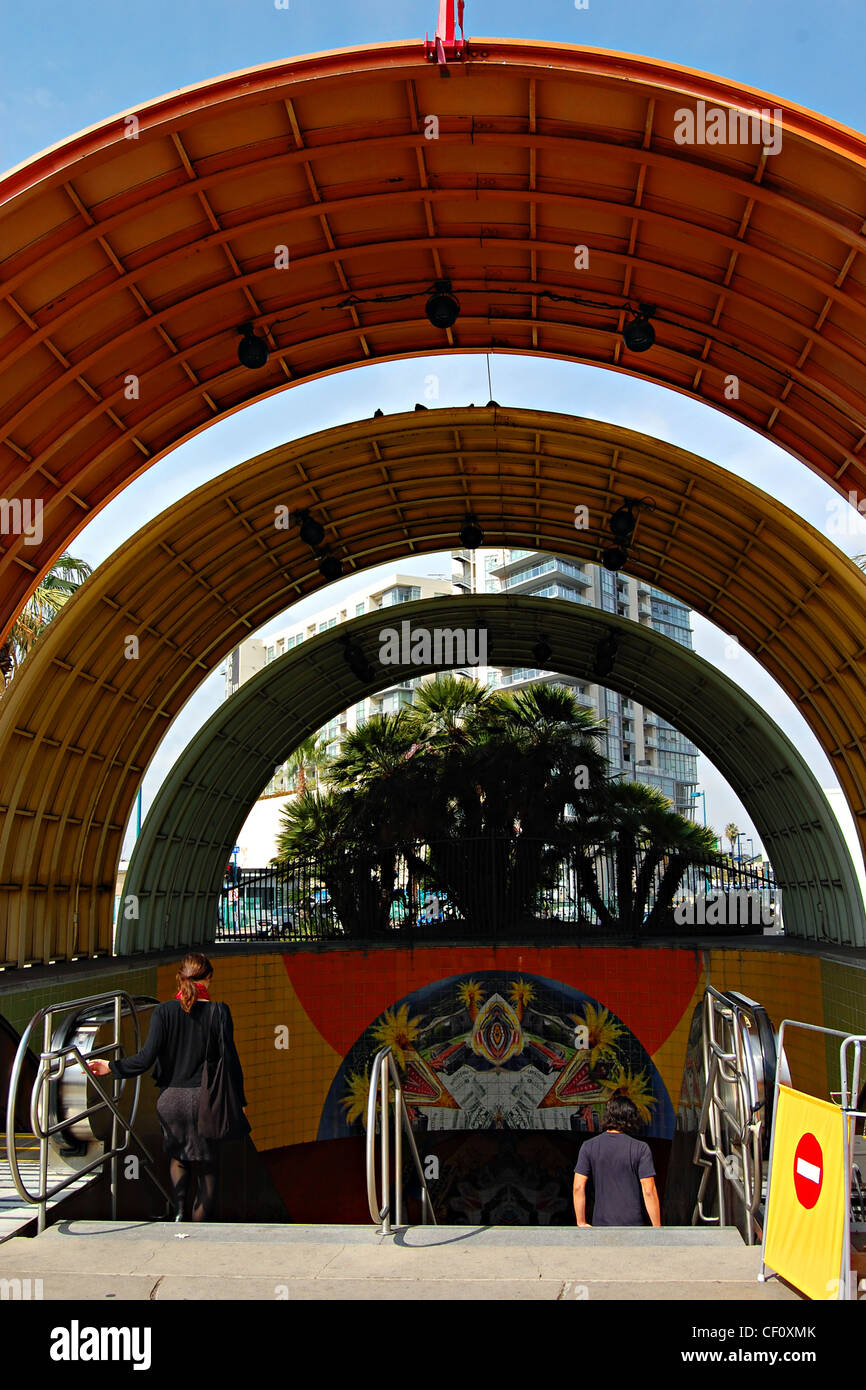 La station de métro de North Hollywood Banque D'Images