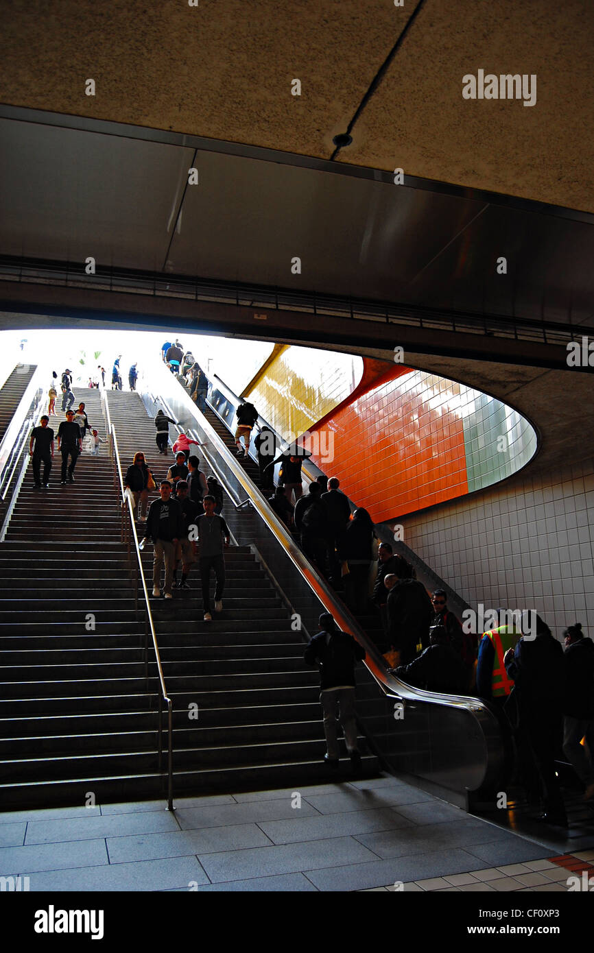 La station de métro de North Hollywood Banque D'Images