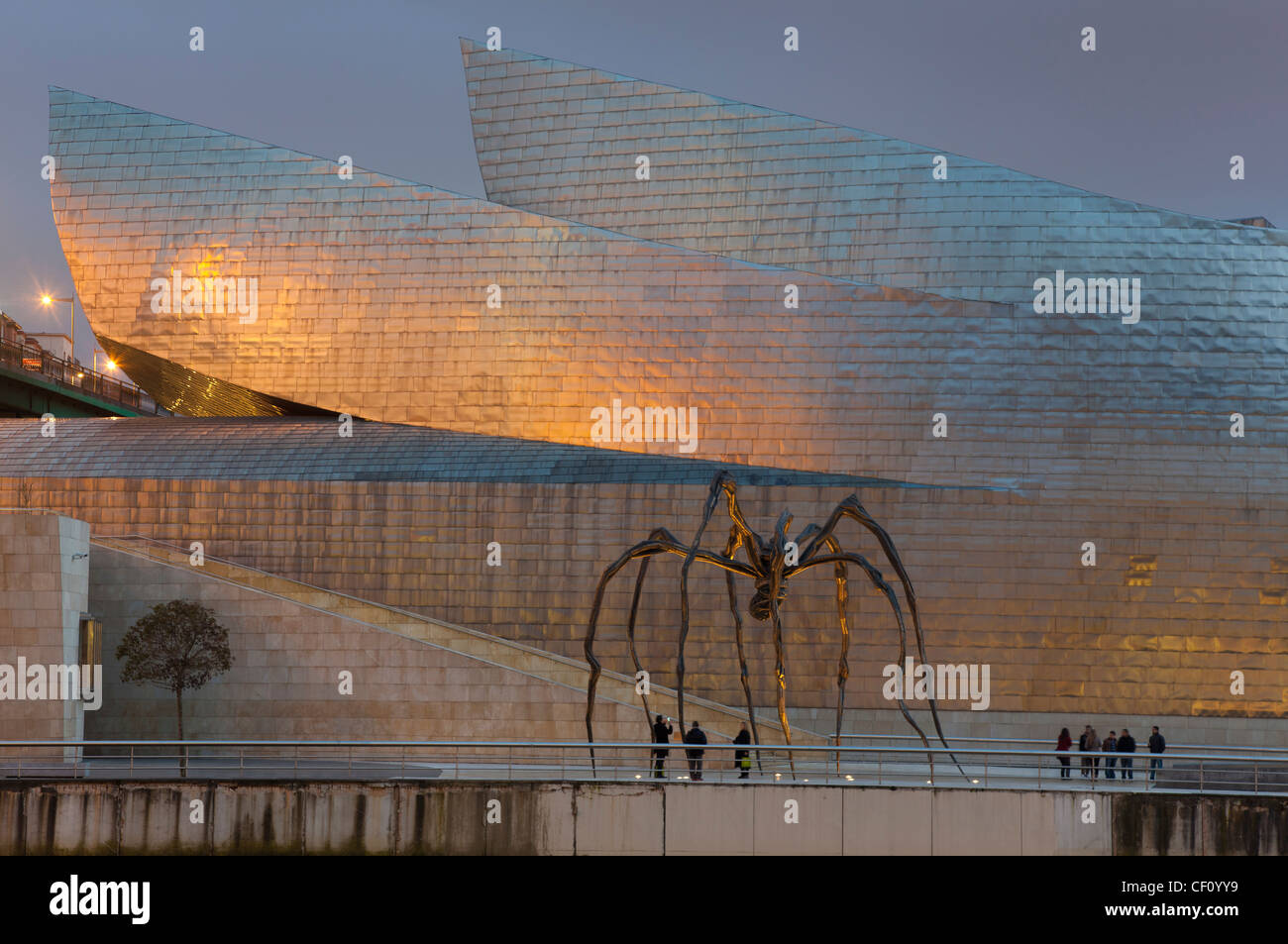 Guggenheim Museum, Bilbao, Bizkaia, Espagne Banque D'Images